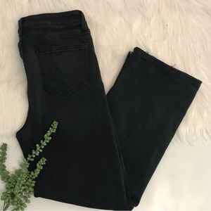 Just Black Denim High Waisted Straight Leg Jeans | Size 30